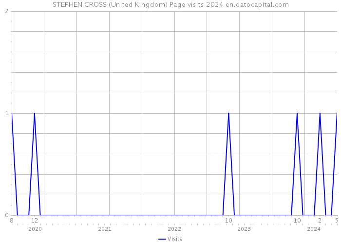 STEPHEN CROSS (United Kingdom) Page visits 2024 