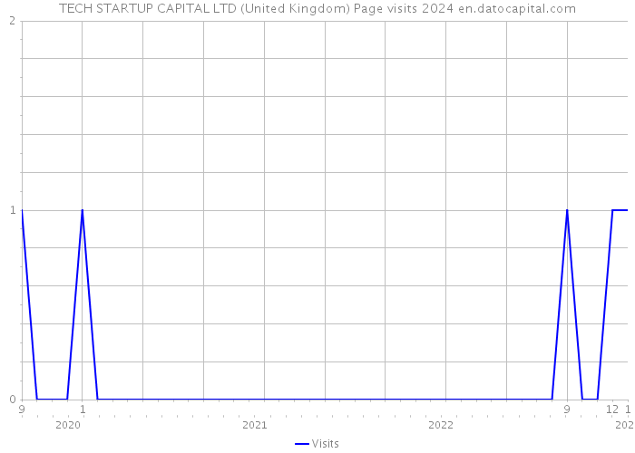 TECH STARTUP CAPITAL LTD (United Kingdom) Page visits 2024 