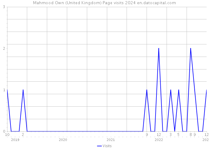 Mahmood Own (United Kingdom) Page visits 2024 