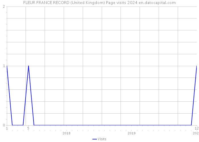 FLEUR FRANCE RECORD (United Kingdom) Page visits 2024 