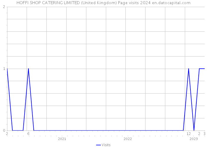 HOFFI SHOP CATERING LIMITED (United Kingdom) Page visits 2024 
