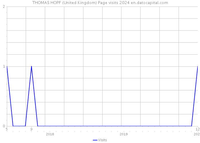 THOMAS HOPF (United Kingdom) Page visits 2024 
