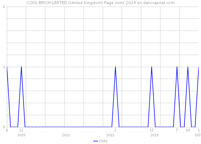 COOL BIRCH LIMITED (United Kingdom) Page visits 2024 