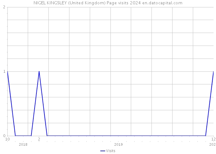 NIGEL KINGSLEY (United Kingdom) Page visits 2024 