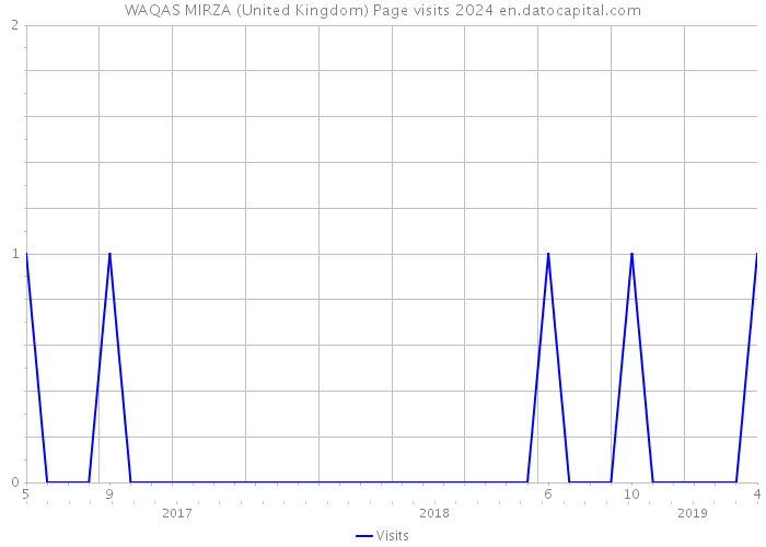 WAQAS MIRZA (United Kingdom) Page visits 2024 