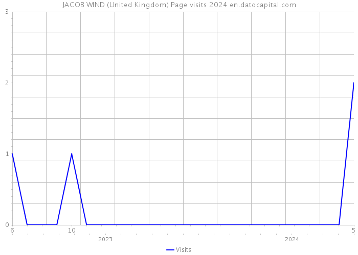 JACOB WIND (United Kingdom) Page visits 2024 