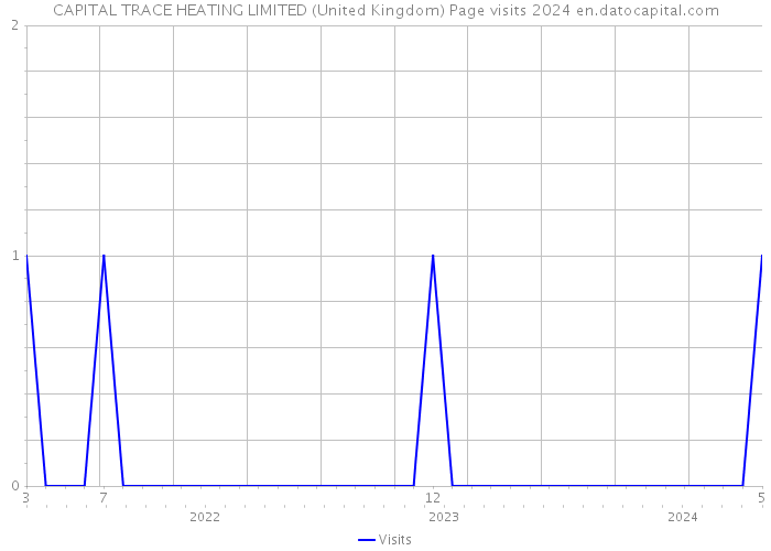 CAPITAL TRACE HEATING LIMITED (United Kingdom) Page visits 2024 