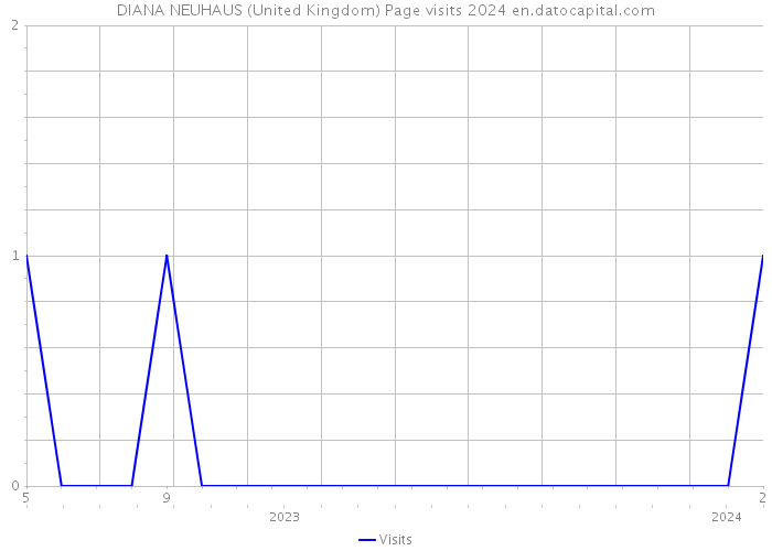 DIANA NEUHAUS (United Kingdom) Page visits 2024 