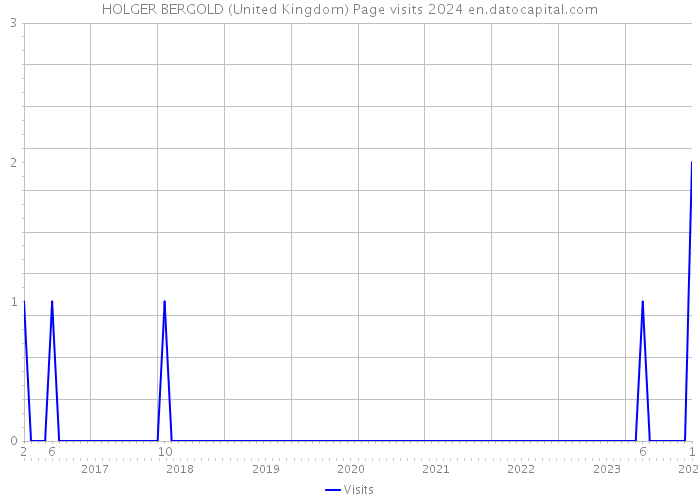 HOLGER BERGOLD (United Kingdom) Page visits 2024 
