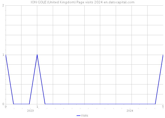 ION GOLE (United Kingdom) Page visits 2024 