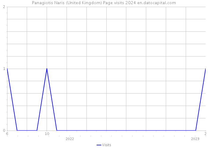 Panagiotis Naris (United Kingdom) Page visits 2024 