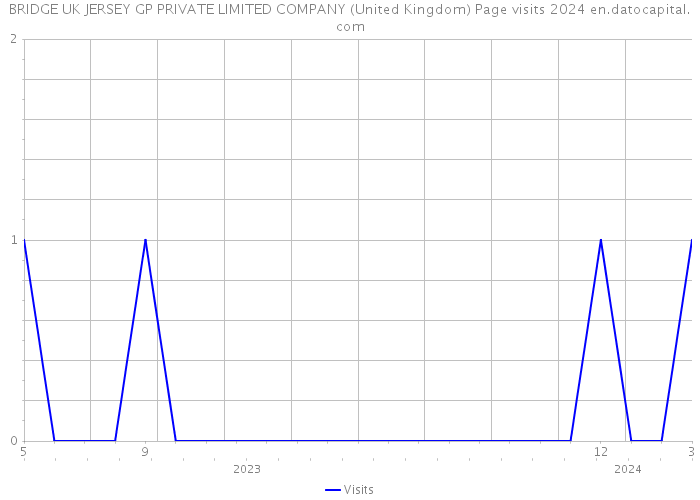 BRIDGE UK JERSEY GP PRIVATE LIMITED COMPANY (United Kingdom) Page visits 2024 
