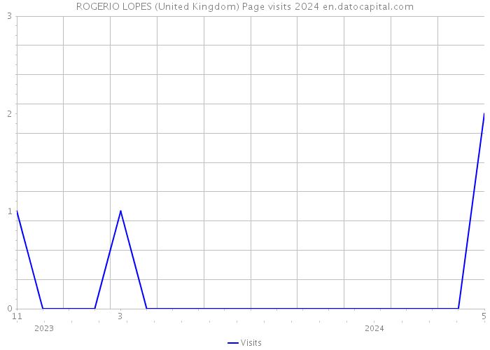 ROGERIO LOPES (United Kingdom) Page visits 2024 