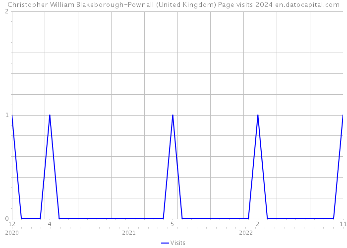 Christopher William Blakeborough-Pownall (United Kingdom) Page visits 2024 