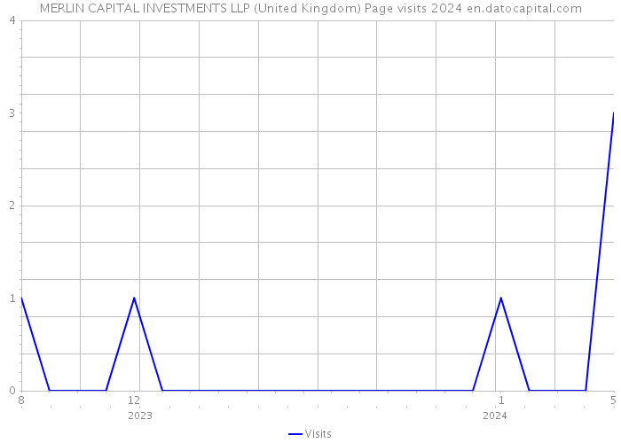 MERLIN CAPITAL INVESTMENTS LLP (United Kingdom) Page visits 2024 
