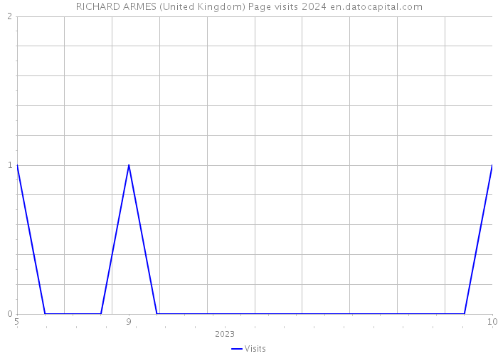 RICHARD ARMES (United Kingdom) Page visits 2024 
