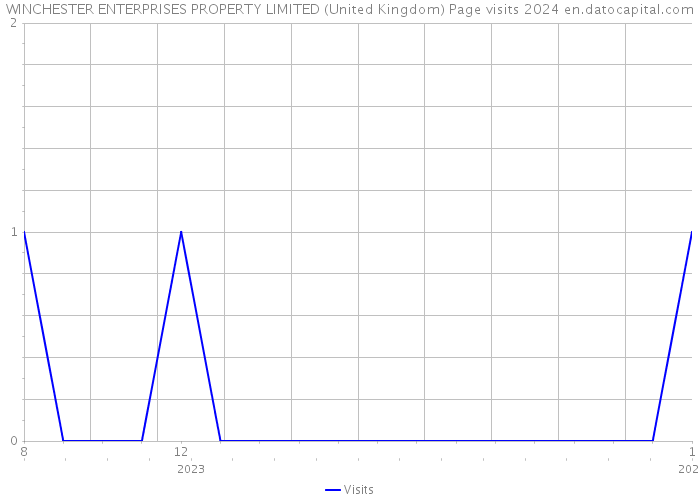 WINCHESTER ENTERPRISES PROPERTY LIMITED (United Kingdom) Page visits 2024 