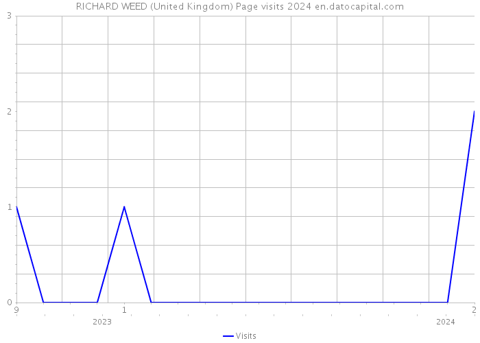 RICHARD WEED (United Kingdom) Page visits 2024 