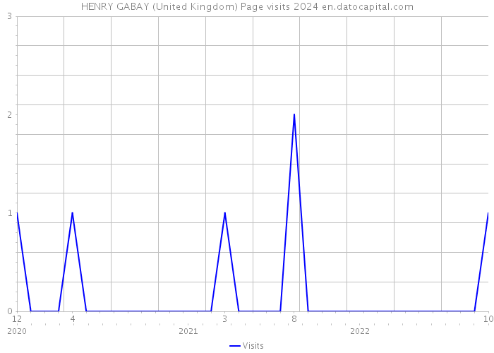 HENRY GABAY (United Kingdom) Page visits 2024 