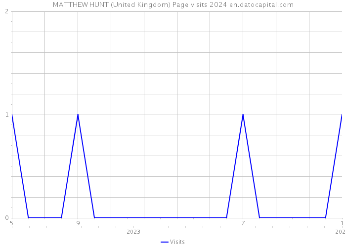 MATTHEW HUNT (United Kingdom) Page visits 2024 
