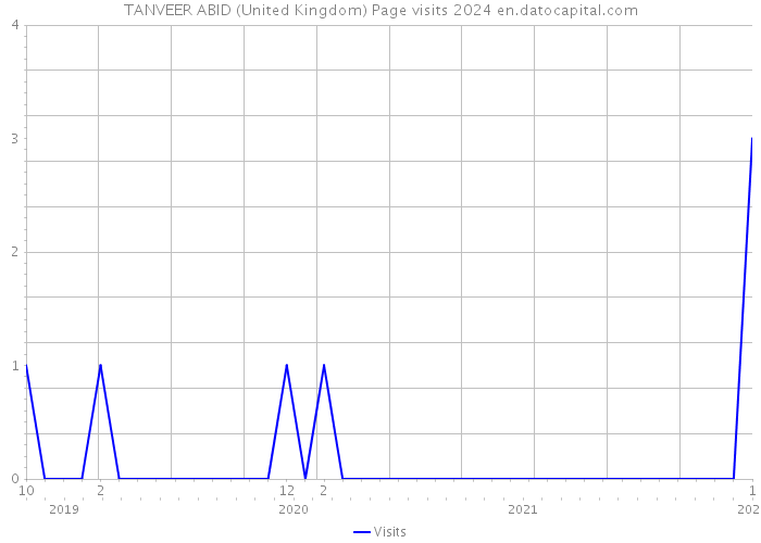 TANVEER ABID (United Kingdom) Page visits 2024 
