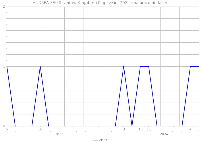 ANDREA SELLS (United Kingdom) Page visits 2024 