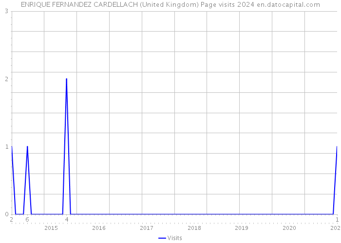 ENRIQUE FERNANDEZ CARDELLACH (United Kingdom) Page visits 2024 