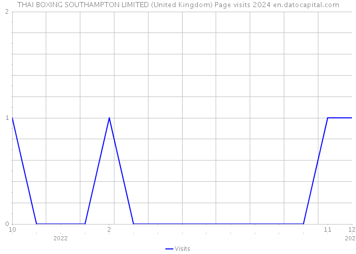 THAI BOXING SOUTHAMPTON LIMITED (United Kingdom) Page visits 2024 
