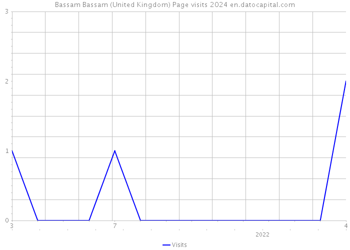 Bassam Bassam (United Kingdom) Page visits 2024 