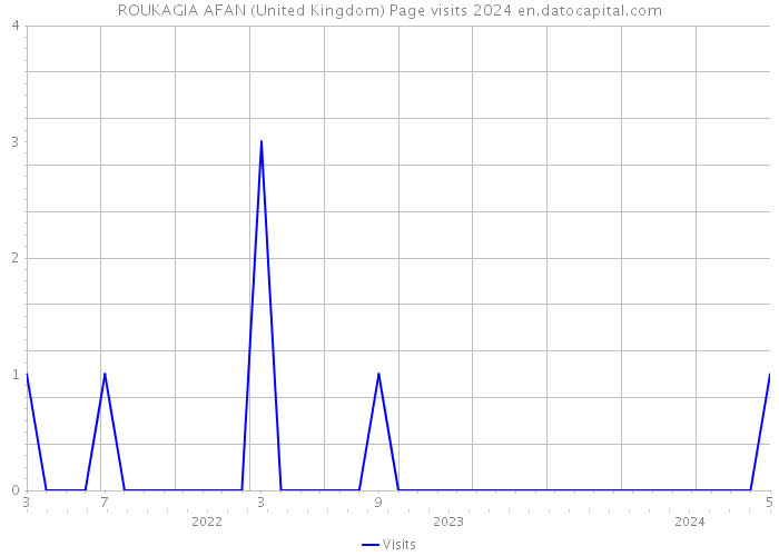 ROUKAGIA AFAN (United Kingdom) Page visits 2024 