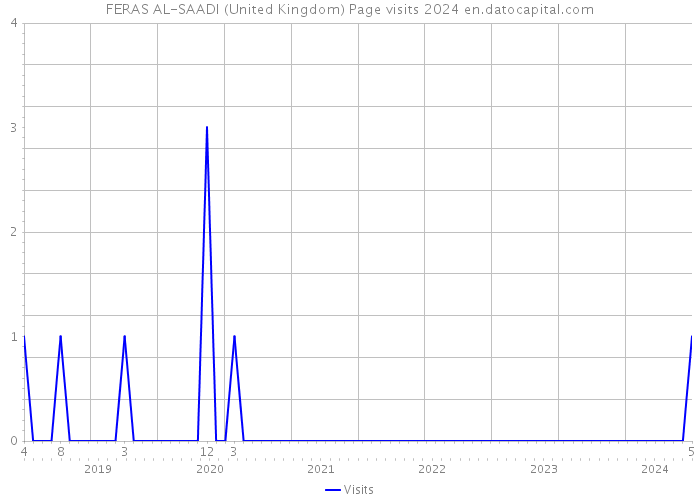 FERAS AL-SAADI (United Kingdom) Page visits 2024 