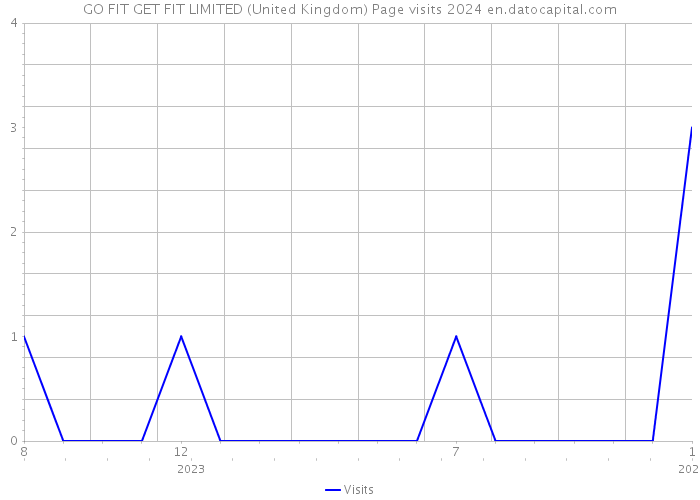 GO FIT GET FIT LIMITED (United Kingdom) Page visits 2024 
