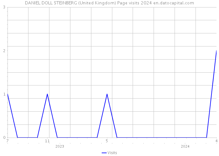 DANIEL DOLL STEINBERG (United Kingdom) Page visits 2024 