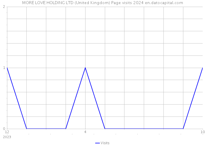 MORE LOVE HOLDING LTD (United Kingdom) Page visits 2024 