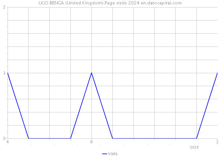UGO BENGA (United Kingdom) Page visits 2024 