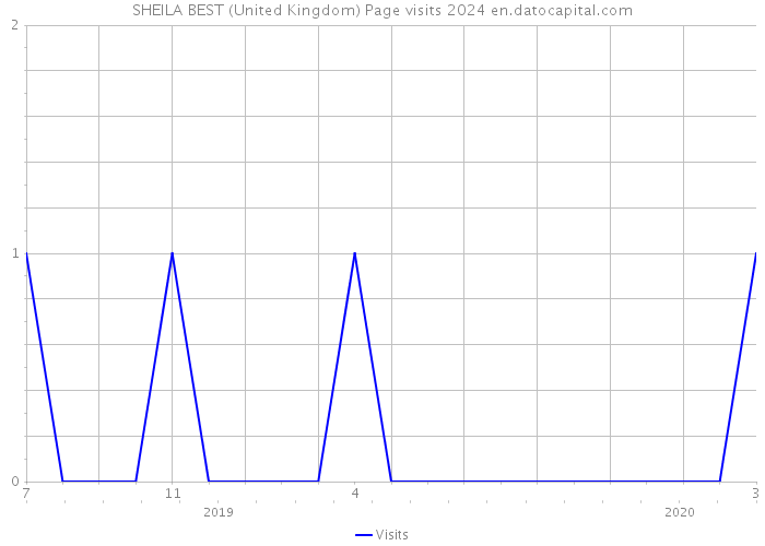 SHEILA BEST (United Kingdom) Page visits 2024 