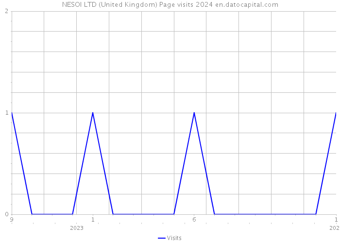 NESOI LTD (United Kingdom) Page visits 2024 