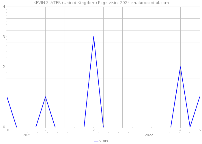KEVIN SLATER (United Kingdom) Page visits 2024 
