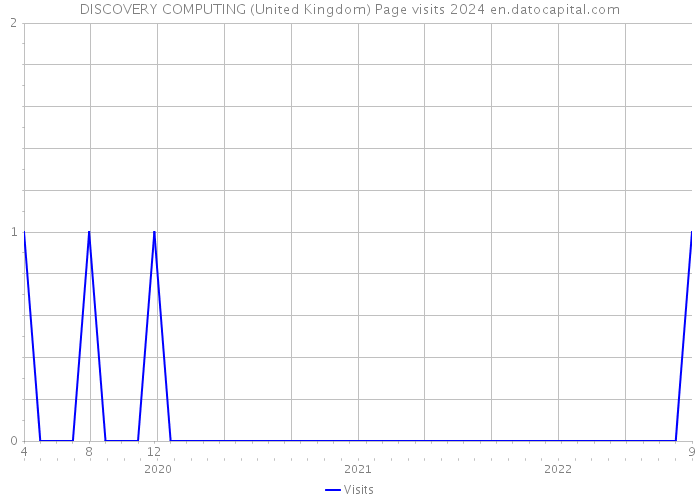 DISCOVERY COMPUTING (United Kingdom) Page visits 2024 