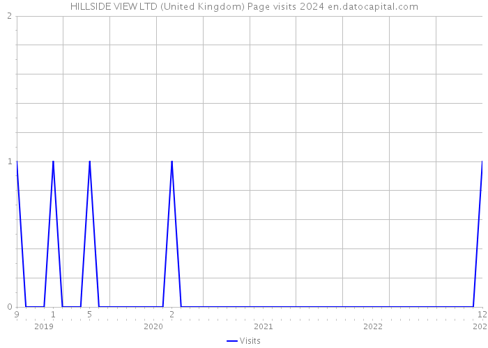 HILLSIDE VIEW LTD (United Kingdom) Page visits 2024 