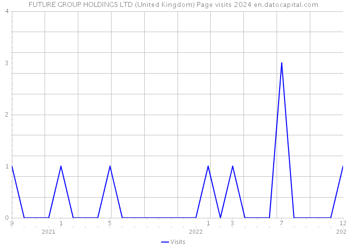 FUTURE GROUP HOLDINGS LTD (United Kingdom) Page visits 2024 