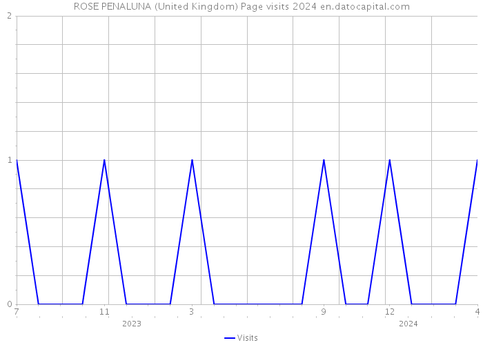 ROSE PENALUNA (United Kingdom) Page visits 2024 