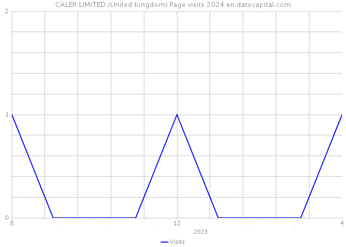 CALER LIMITED (United Kingdom) Page visits 2024 