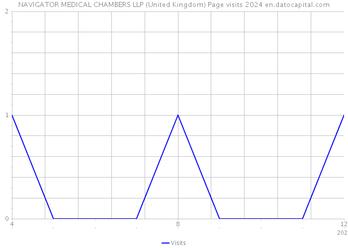 NAVIGATOR MEDICAL CHAMBERS LLP (United Kingdom) Page visits 2024 