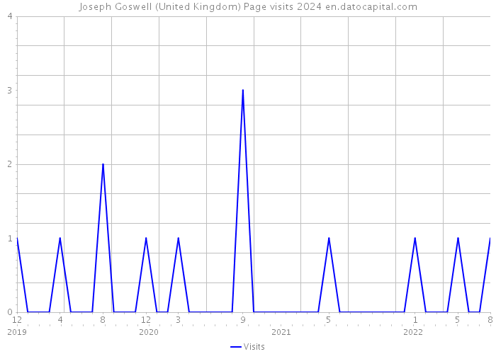 Joseph Goswell (United Kingdom) Page visits 2024 
