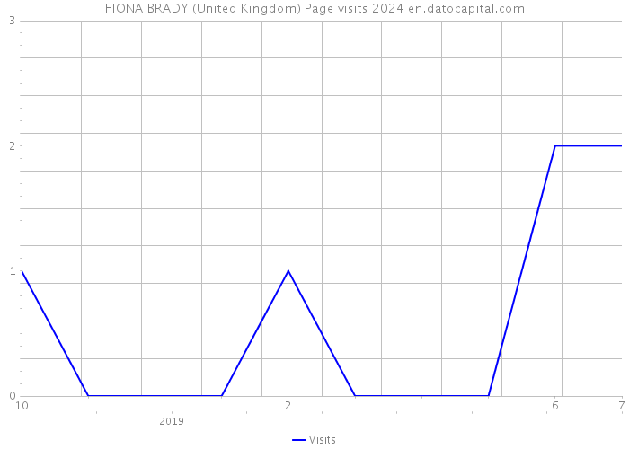 FIONA BRADY (United Kingdom) Page visits 2024 