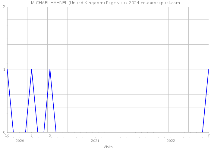 MICHAEL HAHNEL (United Kingdom) Page visits 2024 