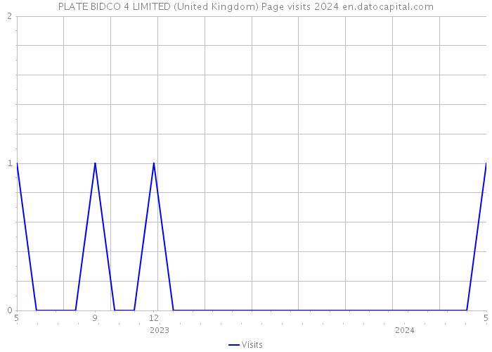 PLATE BIDCO 4 LIMITED (United Kingdom) Page visits 2024 