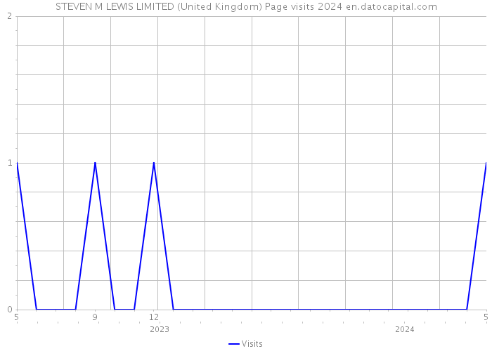 STEVEN M LEWIS LIMITED (United Kingdom) Page visits 2024 