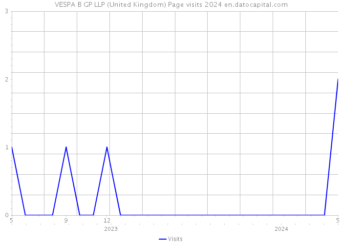 VESPA B GP LLP (United Kingdom) Page visits 2024 